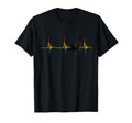 Ghanese Pride Ghana Heartbeat Ekg T-Shirt - Custom Art Print Men Women - T-Shirt, Sweatshirt, Hoodie