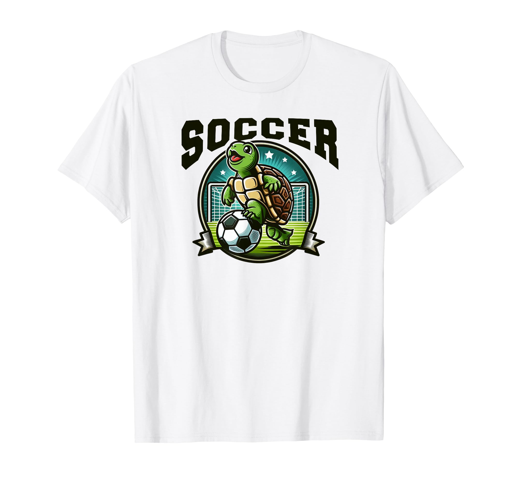 Soccer Turtle Playing Soccer T-Shirt - Trendy Graphic for Adults - T-Shirt, Sweatshirt, Hoodie