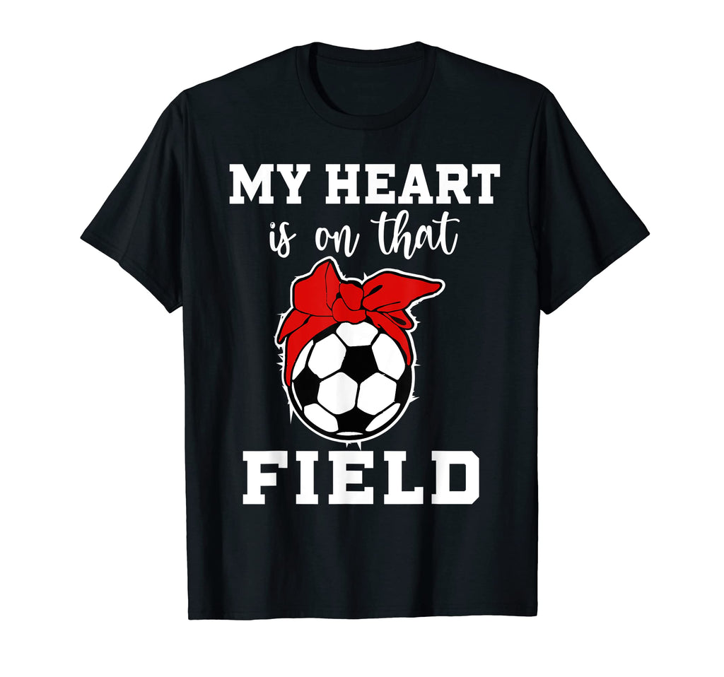 Leopard My Heart Is That Field Soccer T-Shirt - Minimalist Print Unisex - T-Shirt, Sweatshirt, Hoodie