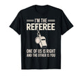 Funny Referee Art Soccer Football T-Shirt - Minimalist Print Men Women - T-Shirt, Sweatshirt, Hoodie
