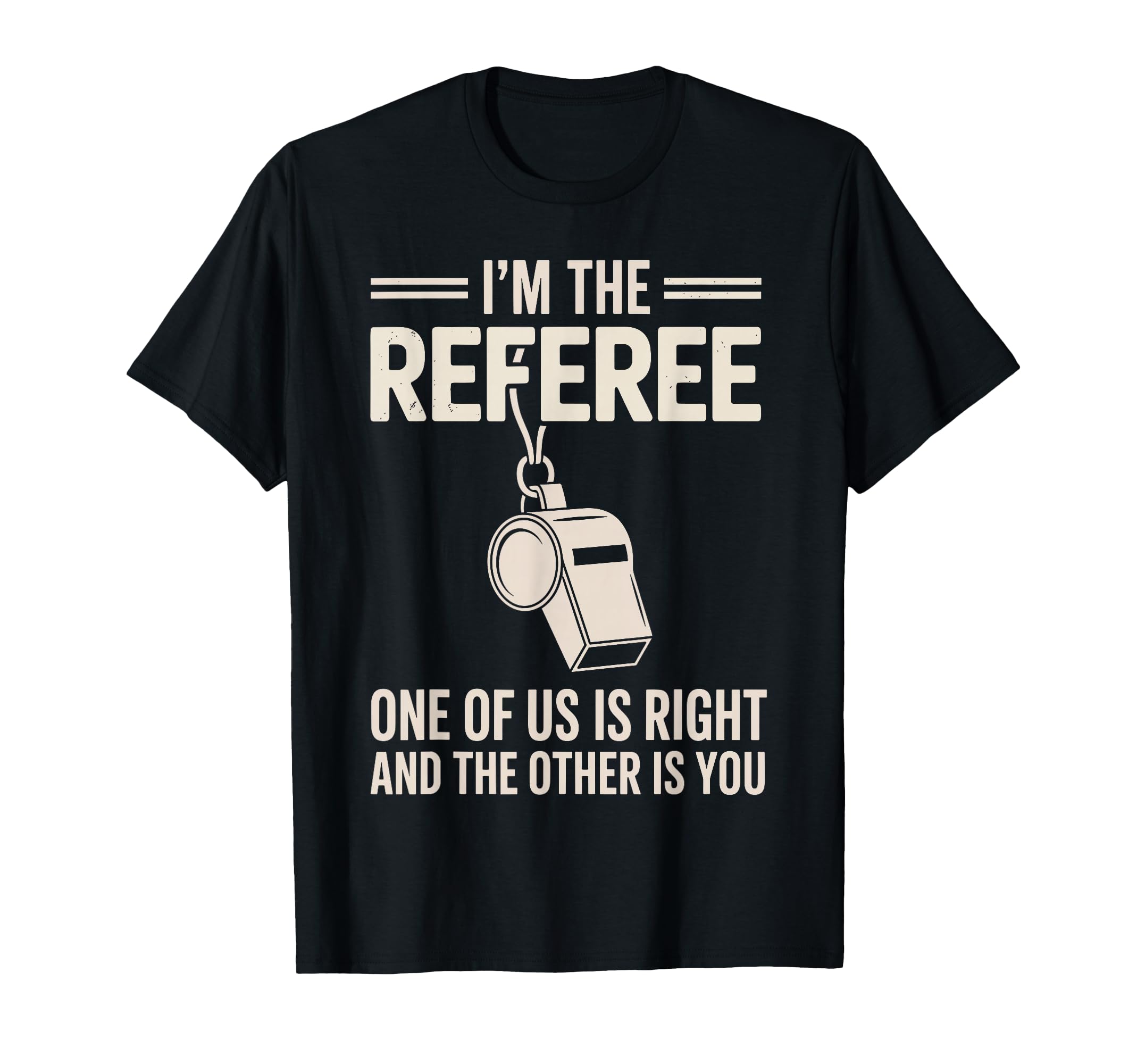 Funny Referee Art Soccer Football T-Shirt - Minimalist Print Men Women - T-Shirt, Sweatshirt, Hoodie