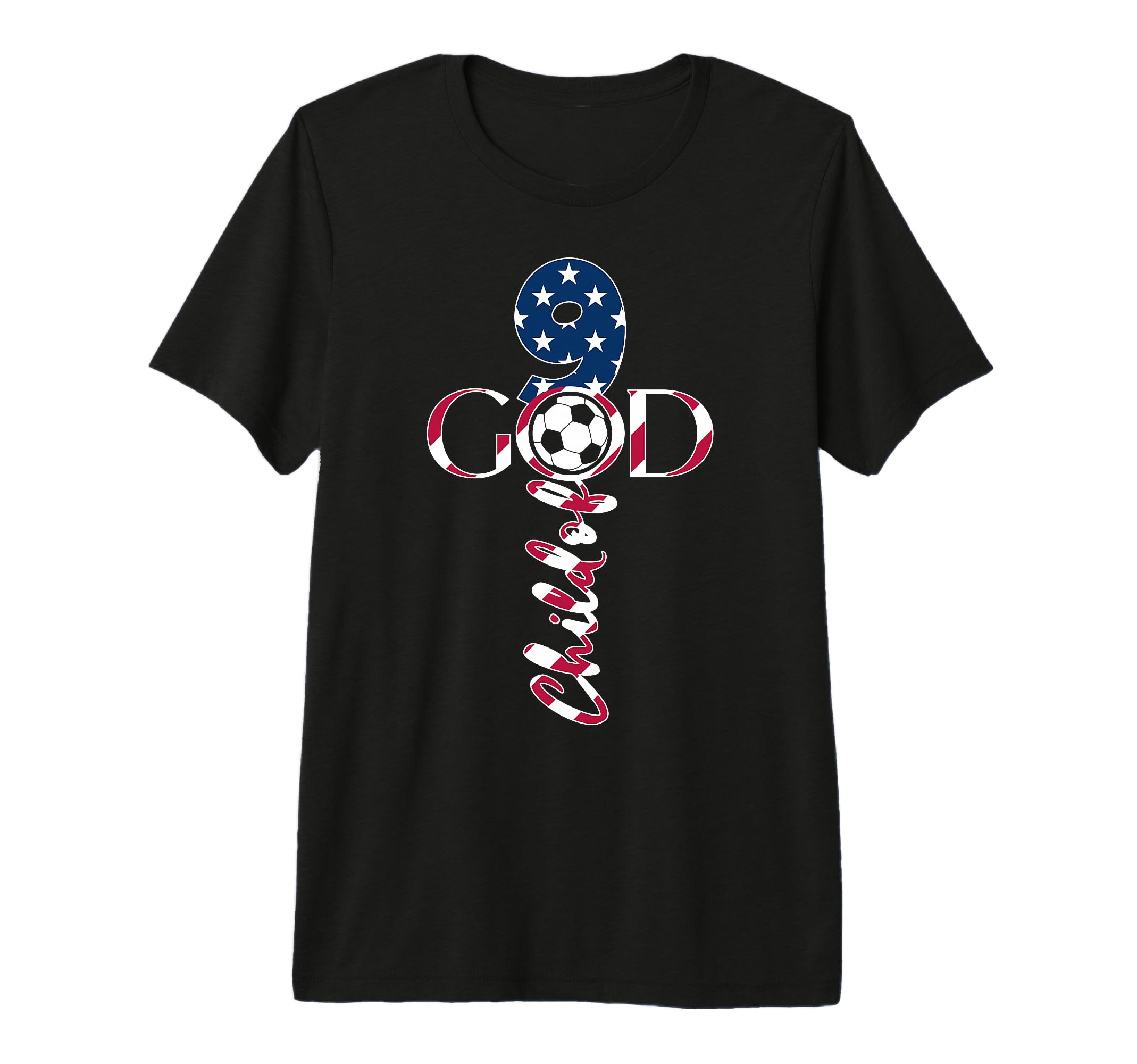 Jesus 9 Years Child God Soccer 9Th T-Shirt - Novelty Apparel Unisex - T-Shirt, Sweatshirt, Hoodie