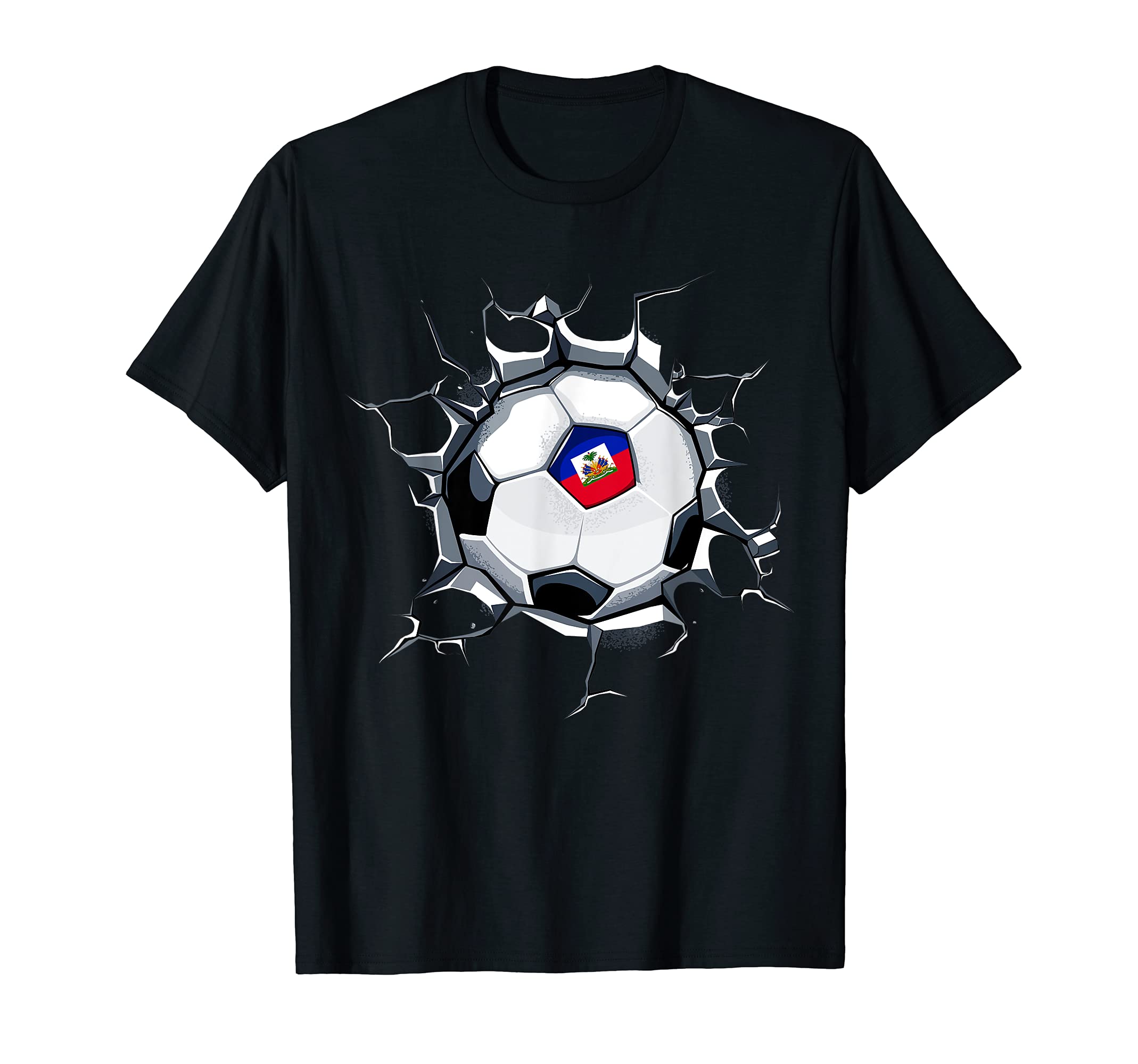 Haiti Soccer Fans Jersey Haitian T-Shirt - Minimalist Print for Adults - T-Shirt, Sweatshirt, Hoodie
