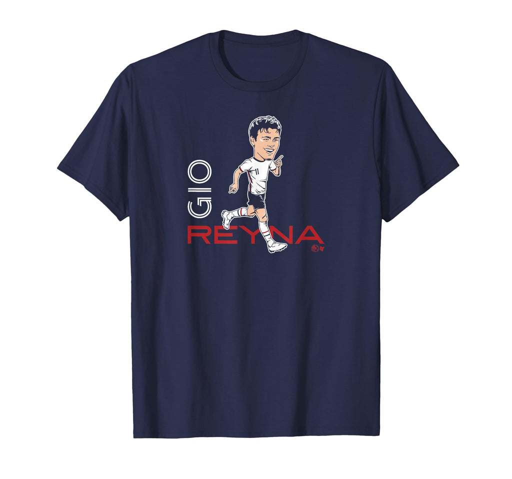 Gio Reyna Caricature United States T-Shirt - Trendy Graphic Men Women - T-Shirt, Sweatshirt, Hoodie