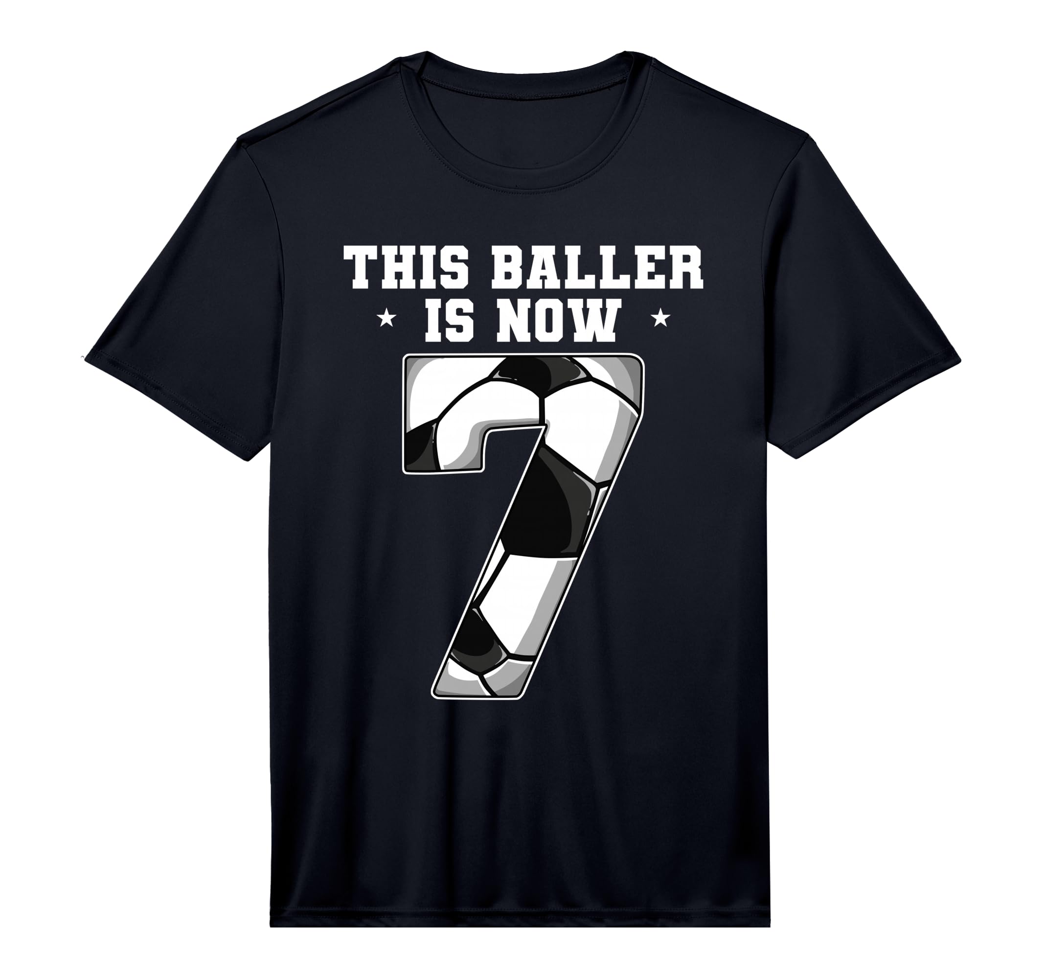 7Th Birthday Soccer Performance T-Shirt - Novelty Apparel for Adults - T-Shirt, Sweatshirt, Hoodie
