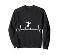 Soccer Heartbeat And Player Soccer Sweatshirt - Graphic Print for Adults - T-Shirt, Sweatshirt, Hoodie