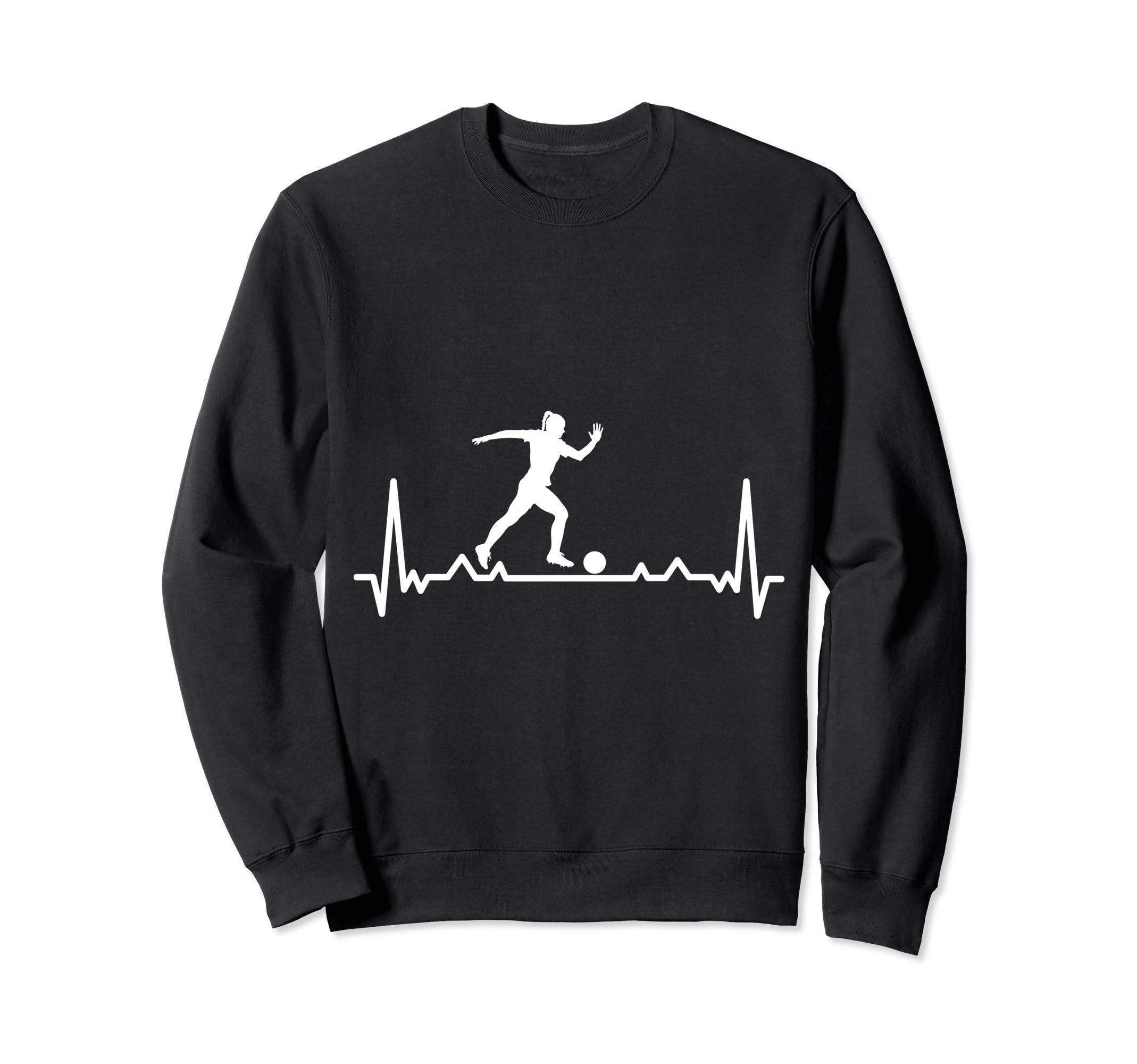 Soccer Heartbeat And Player Soccer Sweatshirt - Streetwear Style for Adults - T-Shirt, Sweatshirt, Hoodie
