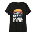Mens Dad Gamer Legend Tri Blend T-Shirt - Custom Art Print Men Women - T-Shirt, Sweatshirt, Hoodie