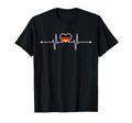 Germany Heartbeat German Gifts Team T-Shirt - Unique Graphic for Adults - T-Shirt, Sweatshirt, Hoodie