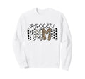 Soccer Mama Leopard Soccer Mom Sweatshirt - Casual Everyday Wear Unisex - T-Shirt, Sweatshirt, Hoodie