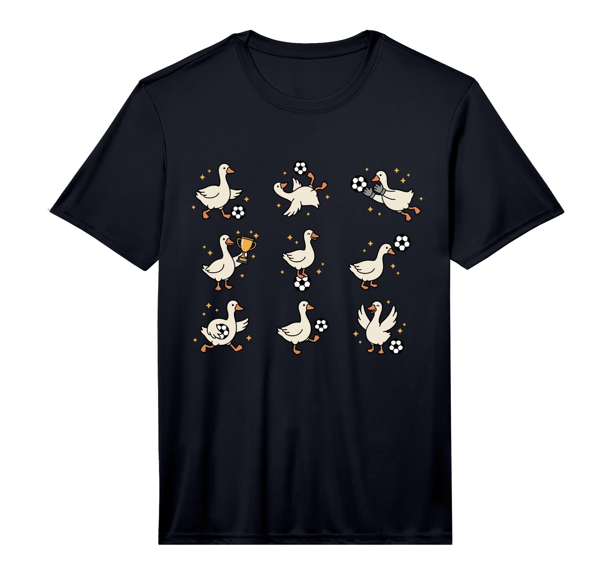 Silly Goose Playing Soccer Goalie Funny T-Shirt - Aesthetic Graphic Unisex - T-Shirt, Sweatshirt, Hoodie