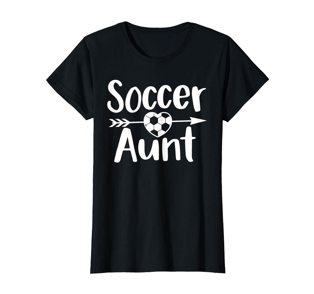 Soccer Aunt Heart Sport Lover Auntie T-Shirt - Minimalist Print for Adults - T-Shirt, Sweatshirt, Hoodie