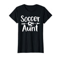 Soccer Aunt Heart Sport Lover Auntie T-Shirt - Minimalist Print for Adults - T-Shirt, Sweatshirt, Hoodie