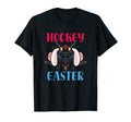 Easter Hockey Lover Eggs Bunnies Goalie T-Shirt - Unique Graphic Unisex - T-Shirt, Sweatshirt, Hoodie