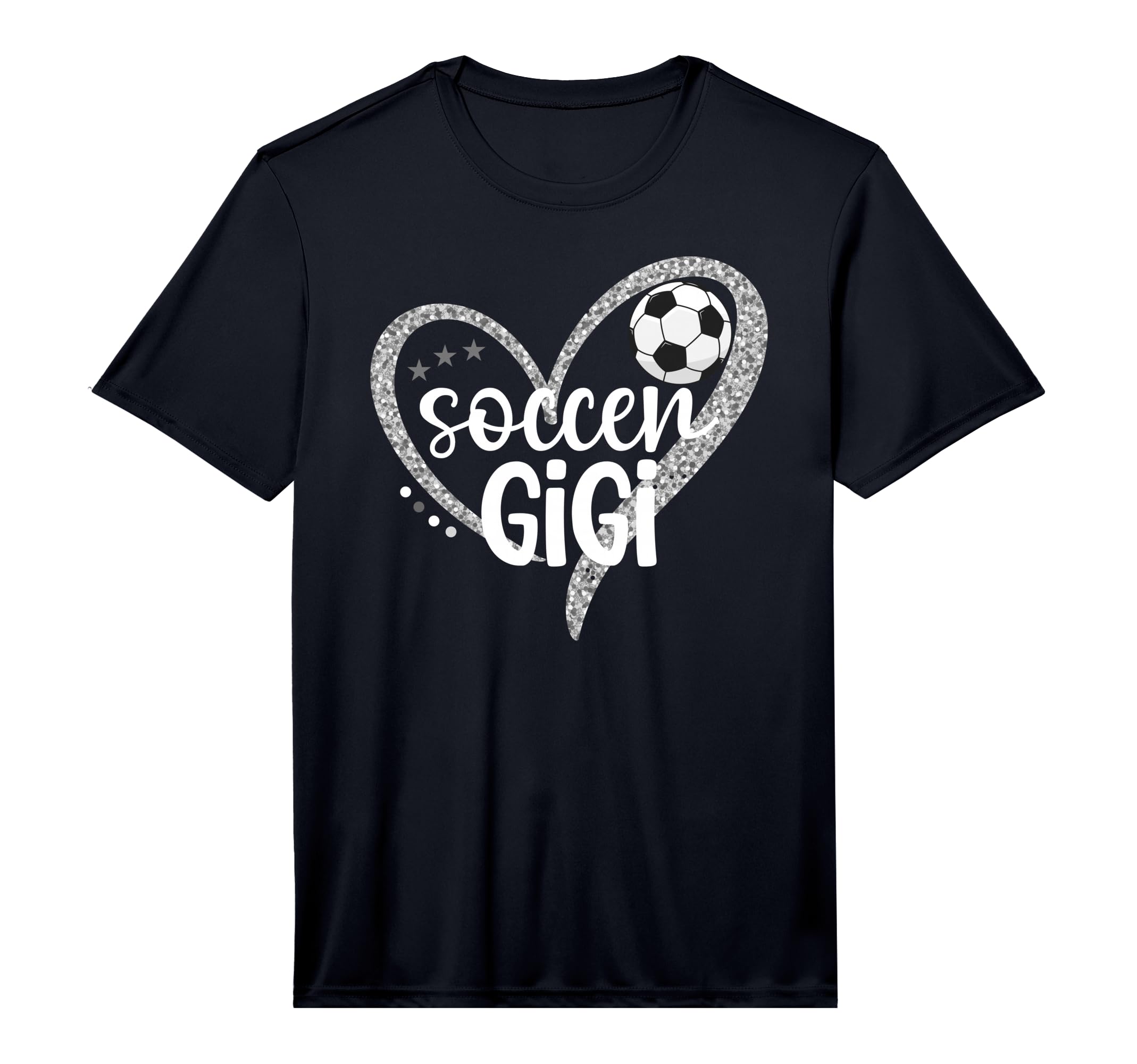 Mens Soccer Gigi Heart Grandma Gigi T-Shirt - Custom Art Print Men Women - T-Shirt, Sweatshirt, Hoodie