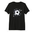 Soccer Ball 3D And Soccer 2026 Tri Blend T-Shirt - Trendy Graphic Unisex - T-Shirt, Sweatshirt, Hoodie
