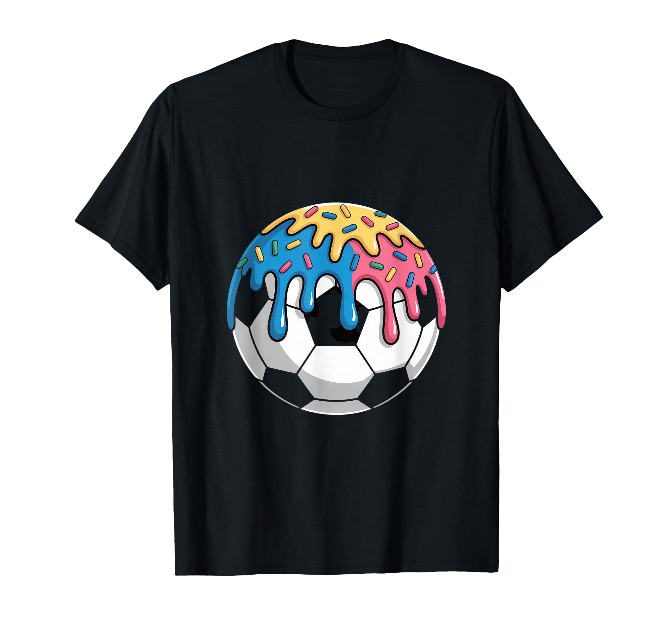 Colorful Soccer Accessories Drip Sweatshirt - Novelty Apparel Men Women - T-Shirt, Sweatshirt, Hoodie