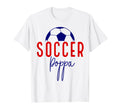 Soccer Poppa Soccer Dad Daddy Soccer T-Shirt - Trendy Graphic for Adults - T-Shirt, Sweatshirt, Hoodie