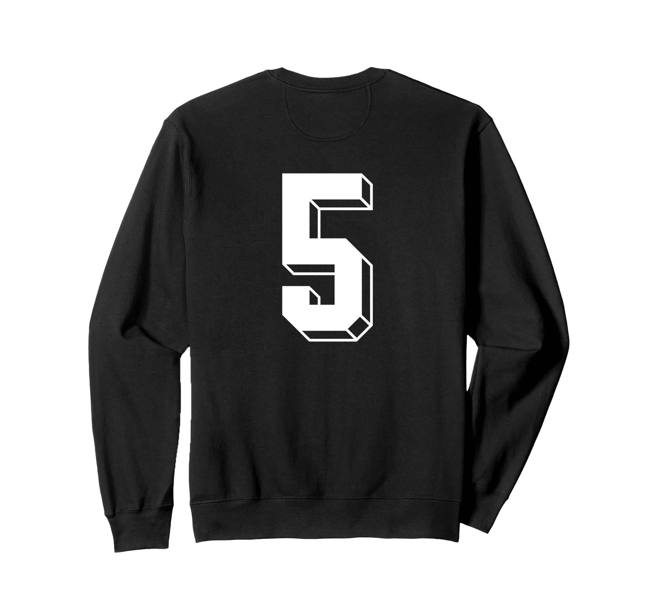Number 5 Backside 80S 90S Team Sweatshirt - Novelty Apparel Men Women - T-Shirt, Sweatshirt, Hoodie