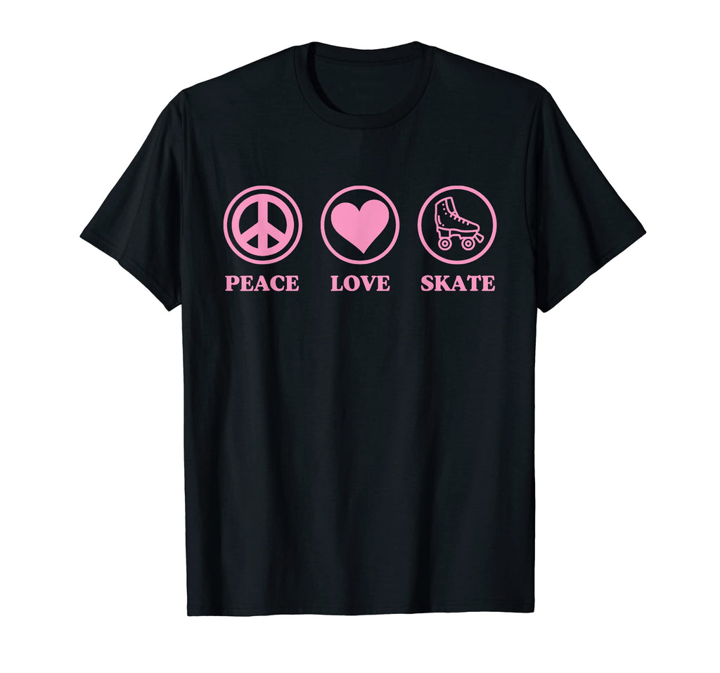 Peace Love Skate Minimalist Icon Roller T-Shirt - Minimalist Print Unisex - T-Shirt, Sweatshirt, Hoodie