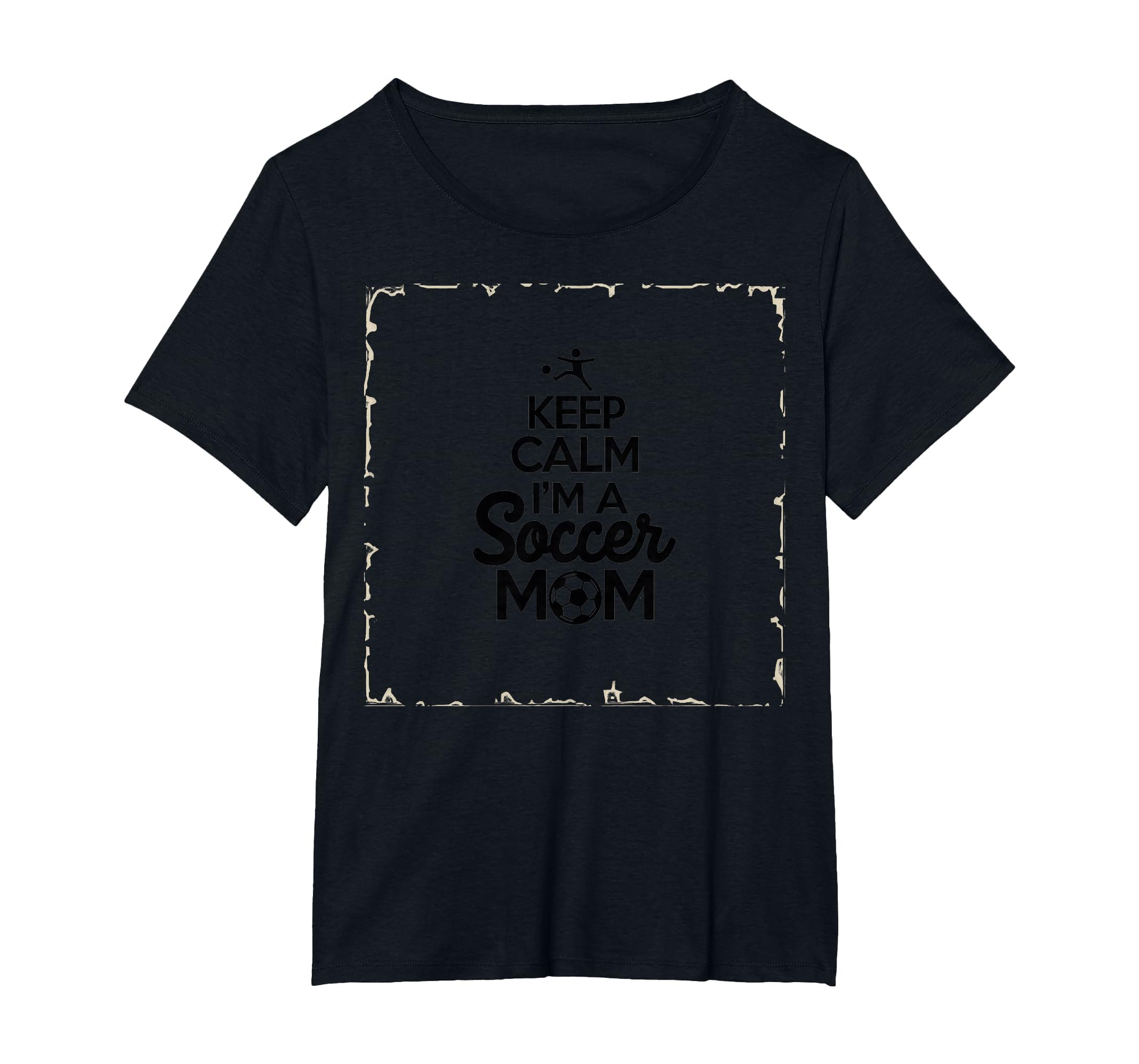 Keep Calm Im Soccer Mom Proud Parent T-Shirt - Aesthetic Graphic Men Women - T-Shirt, Sweatshirt, Hoodie