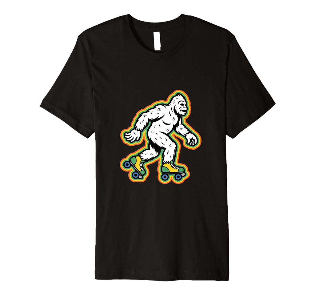 Bigfoot Roller Skate Shoes Roller T-Shirt - Trendy Graphic Men Women - T-Shirt, Sweatshirt, Hoodie