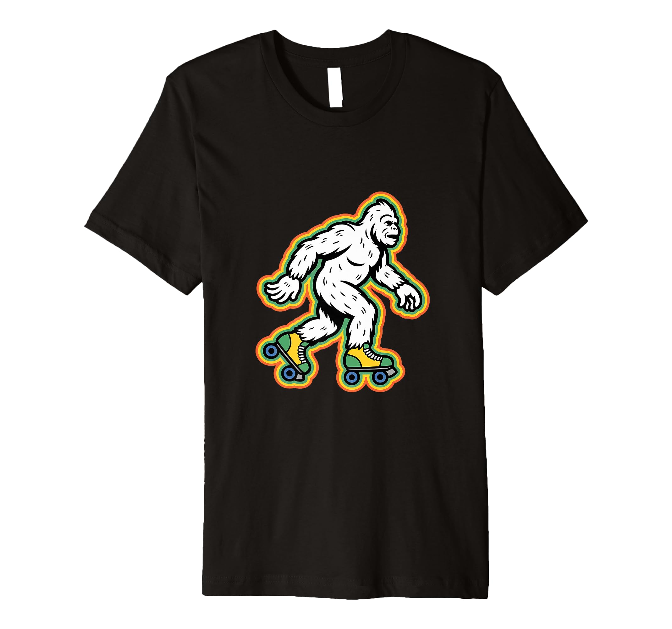 Bigfoot Roller Skate Shoes Roller T-Shirt - Trendy Graphic Men Women - T-Shirt, Sweatshirt, Hoodie