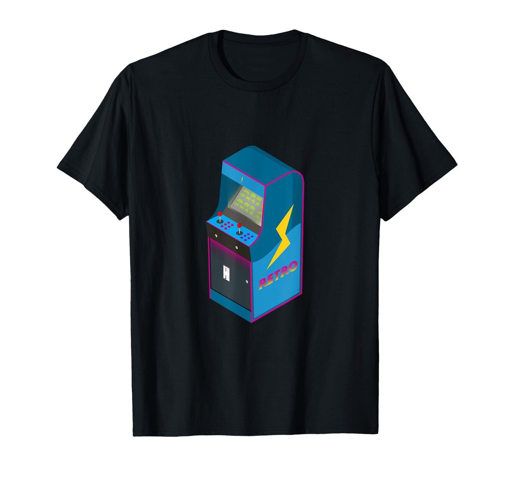 Arcade Machine Neon Pixel 80S T-Shirt - Aesthetic Graphic for Adults - T-Shirt, Sweatshirt, Hoodie