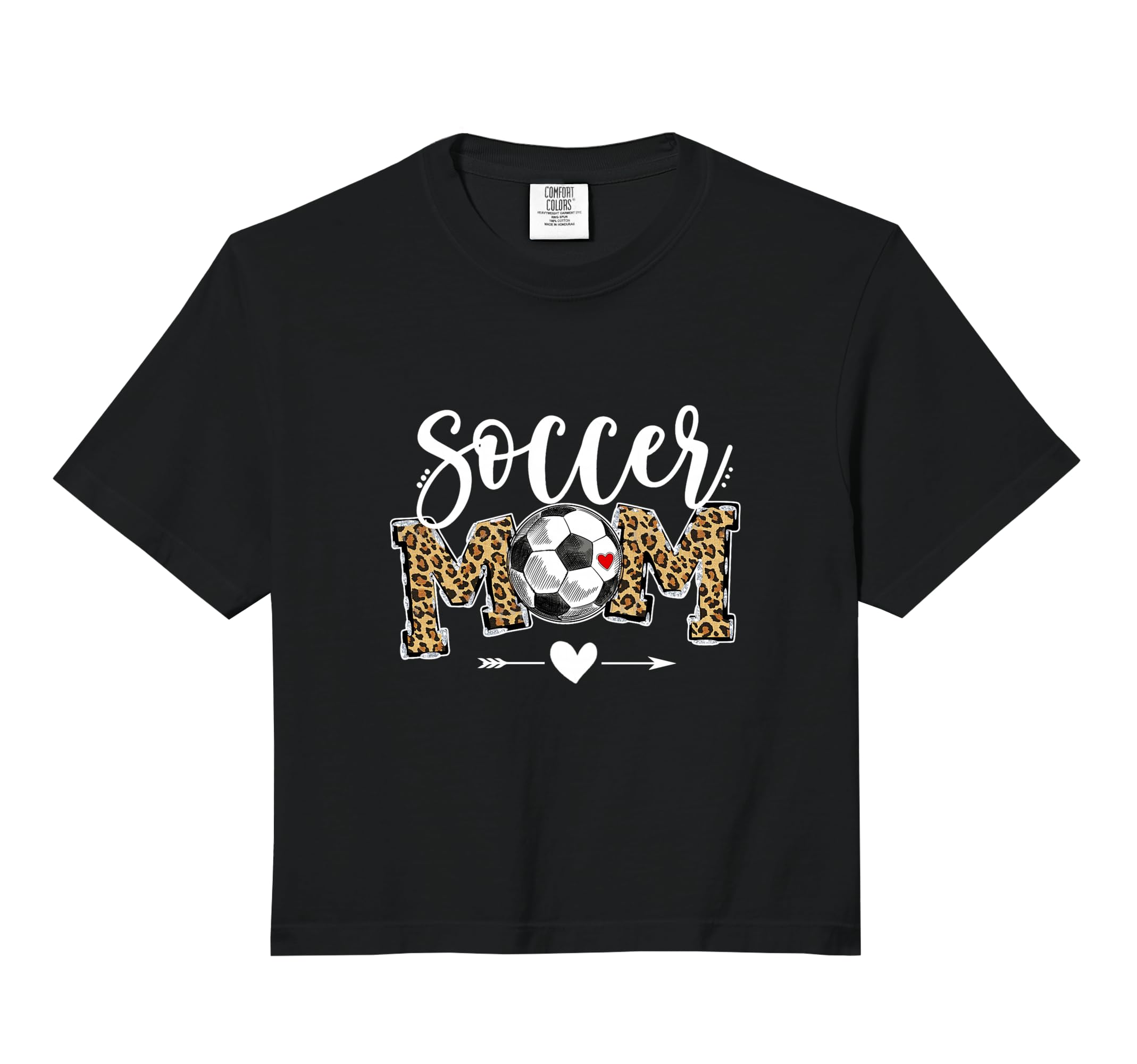 Soccer Mom Leopard Funny Soccer Mom T-Shirt - Minimalist Print for Adults - T-Shirt, Sweatshirt, Hoodie