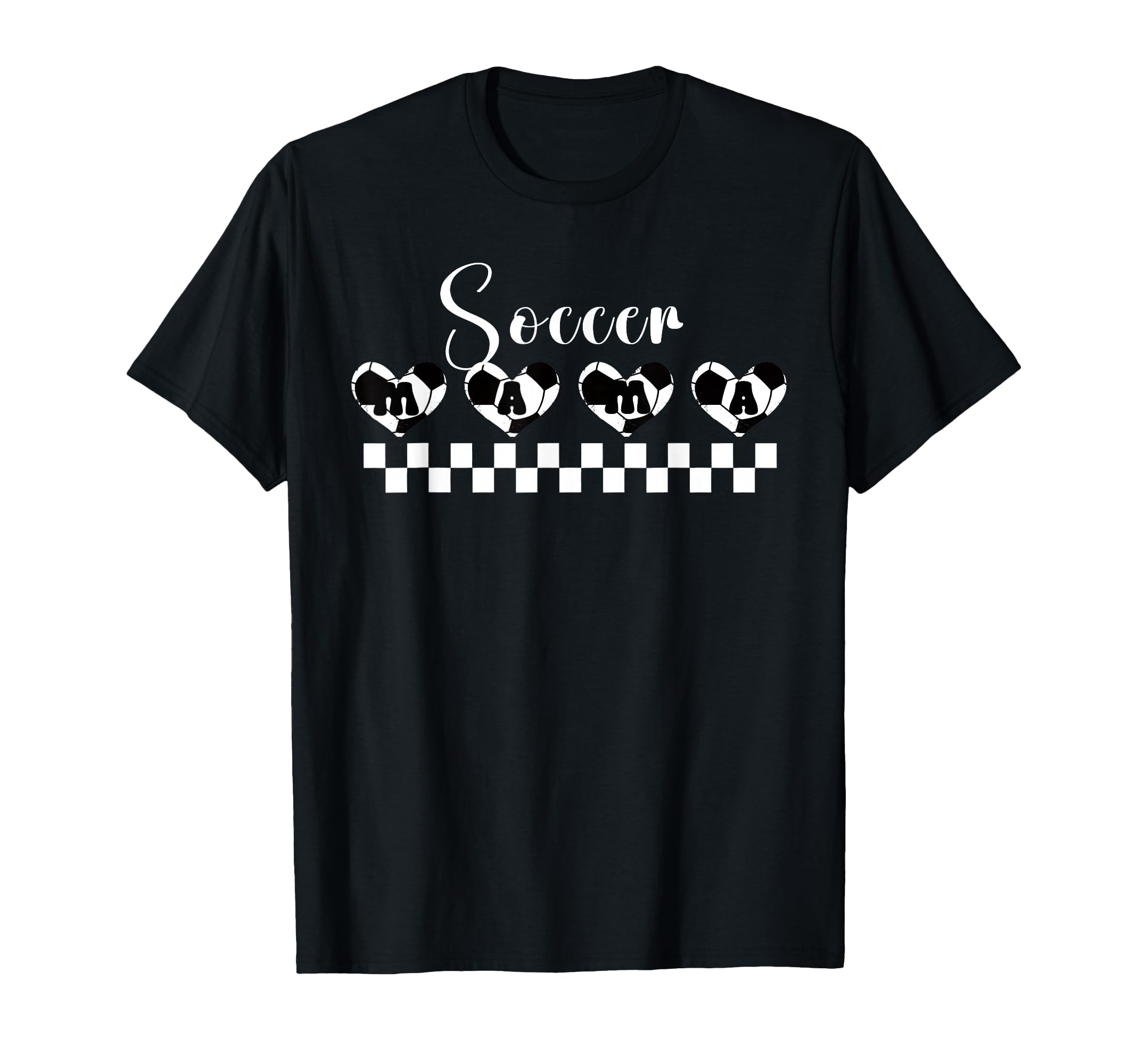 Soccer Mom Mama Heart Ball Sports Mom T-Shirt - Novelty Apparel for Adults - T-Shirt, Sweatshirt, Hoodie
