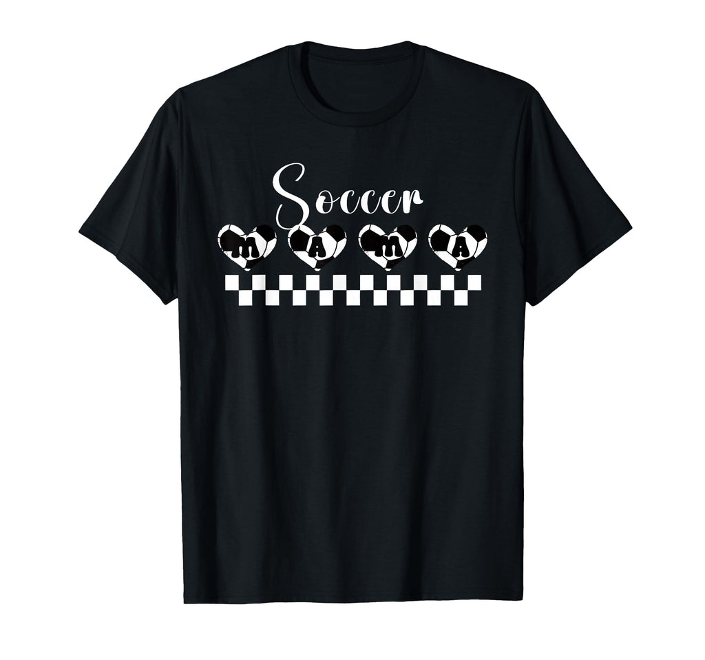 Soccer Mom Mama Heart Ball Sports Mom T-Shirt - Unique Graphic Men Women - T-Shirt, Sweatshirt, Hoodie