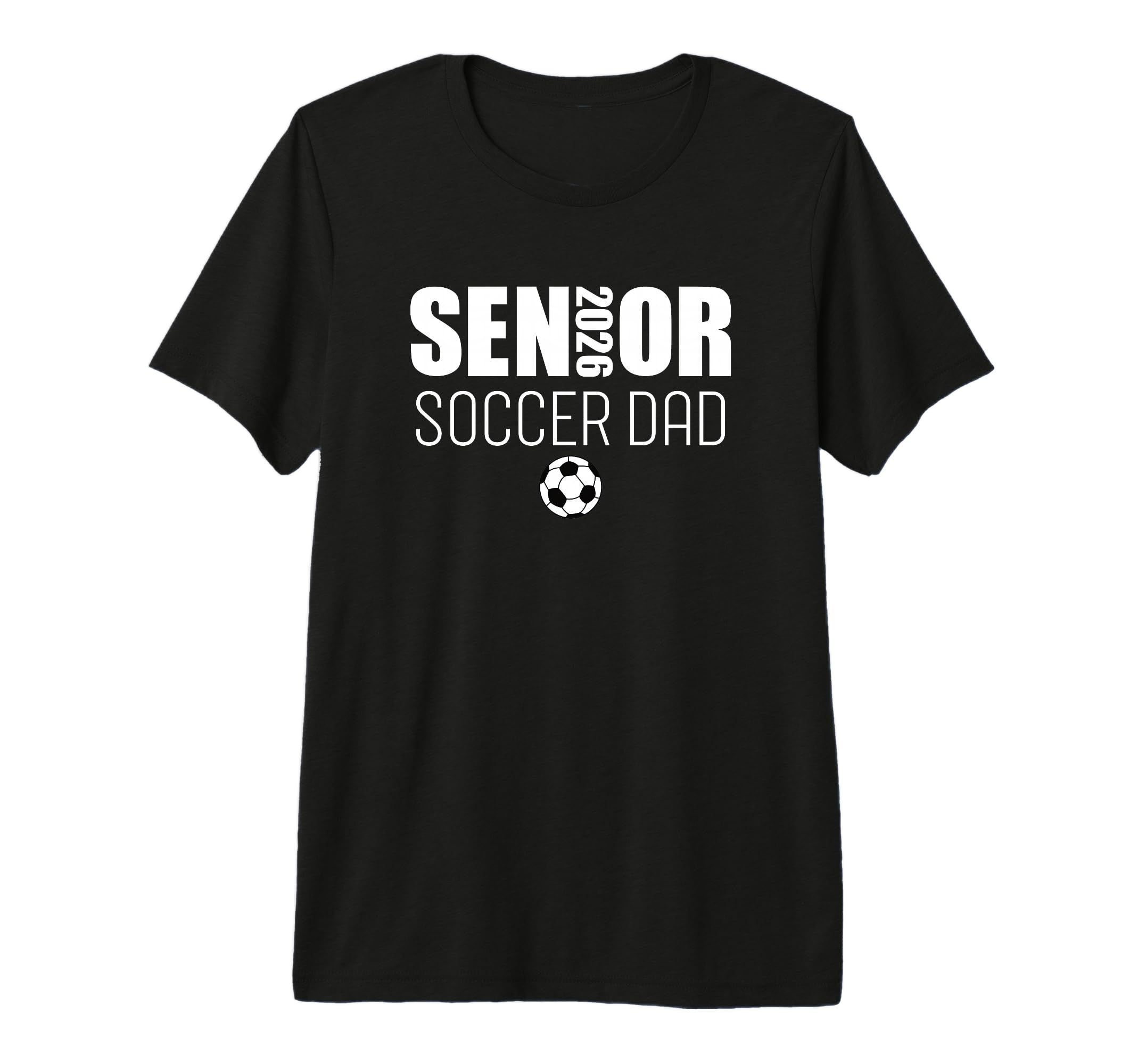 2026 Senior Soccer Team Dad Tri Blend T-Shirt - Minimalist Print Unisex - T-Shirt, Sweatshirt, Hoodie