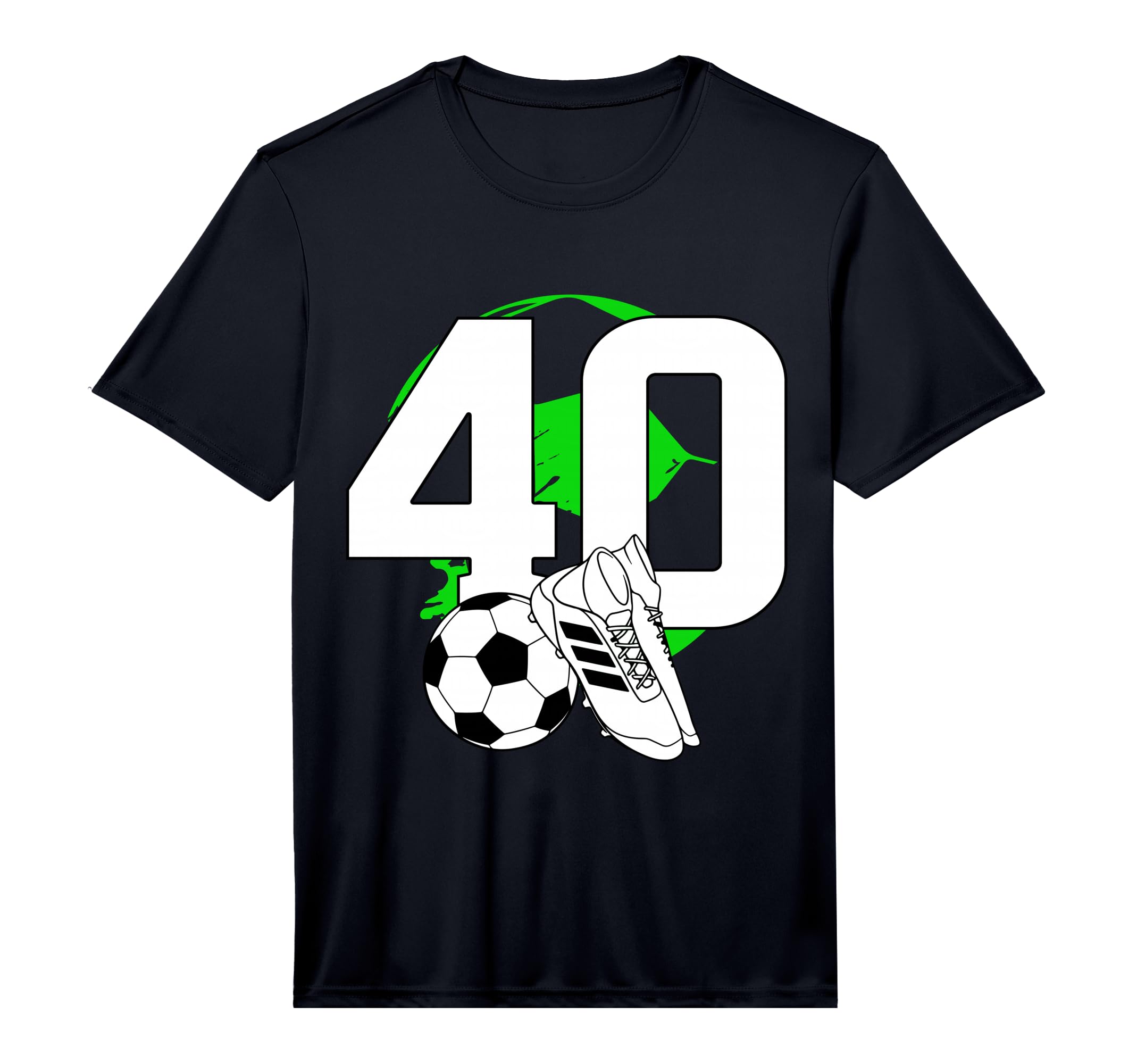 Mens 40Th Birthday Soccer Player T-Shirt - Streetwear Style for Adults - T-Shirt, Sweatshirt, Hoodie