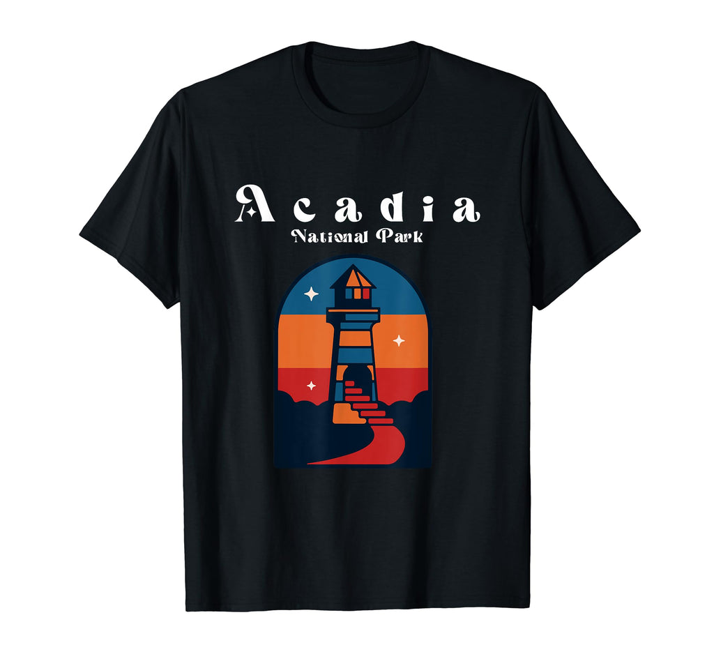 Acadia National Park Bar Harbor T-Shirt - Custom Art Print Men Women - T-Shirt, Sweatshirt, Hoodie