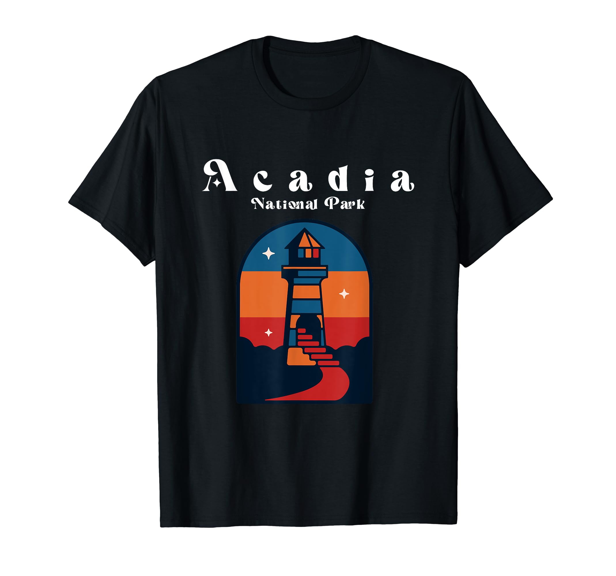 Acadia National Park Bar Harbor T-Shirt - Custom Art Print Men Women - T-Shirt, Sweatshirt, Hoodie