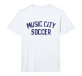 Soccer Nashville Music City Soccer T-Shirt - Minimalist Print Men Women - T-Shirt, Sweatshirt, Hoodie