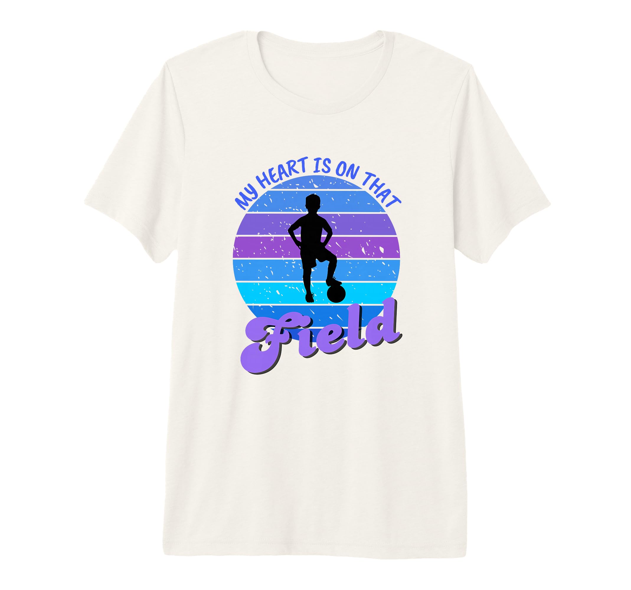 Soccer Mom My Heart Is That Field T-Shirt - Minimalist Print for Adults - T-Shirt, Sweatshirt, Hoodie