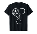 Soccer Ball Balloon Frame Funny Soccer T-Shirt - Minimalist Print Unisex - T-Shirt, Sweatshirt, Hoodie
