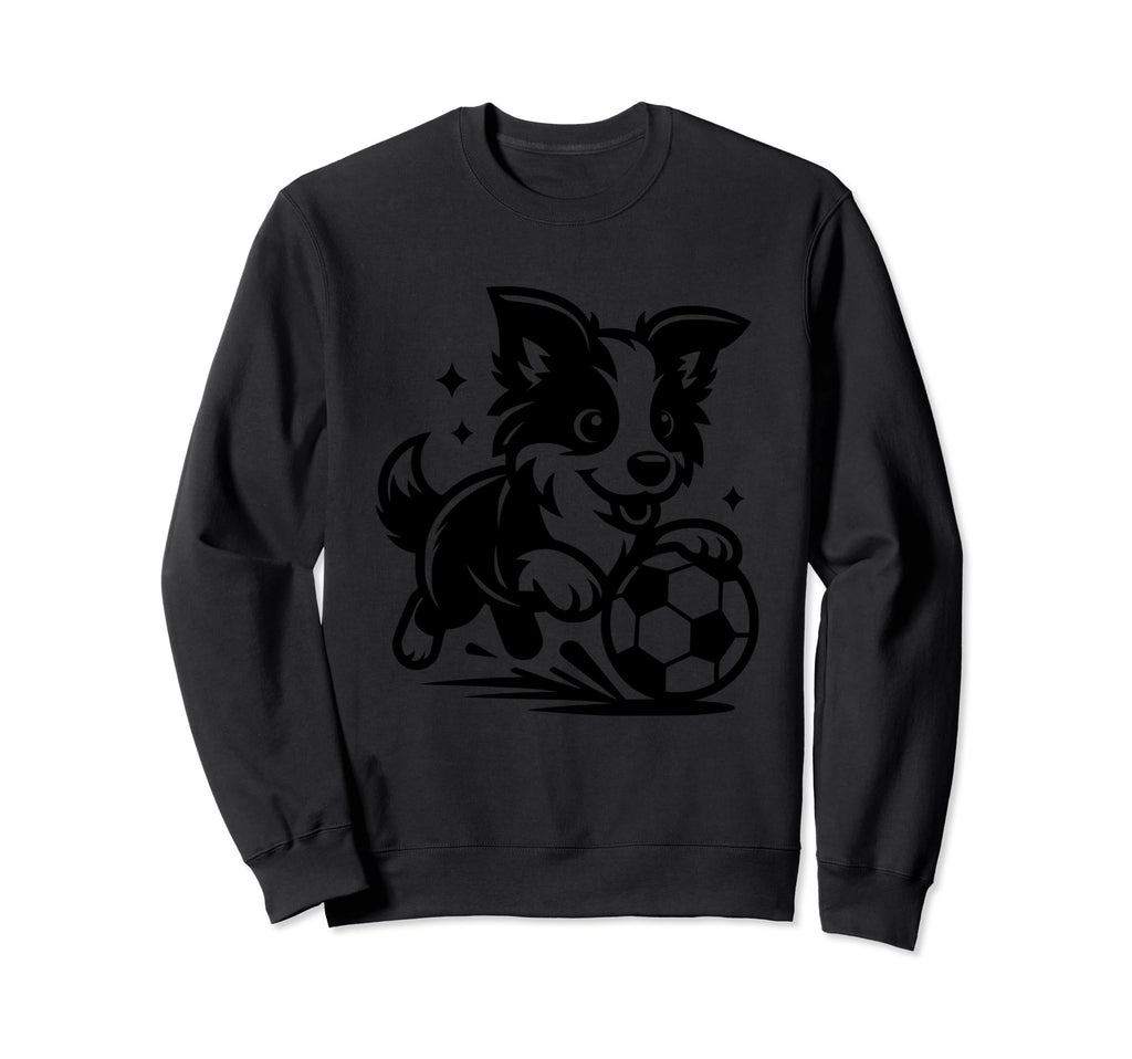 Border Collie Dog Soccer Champion Sweatshirt - Custom Art Print Men Women - T-Shirt, Sweatshirt, Hoodie