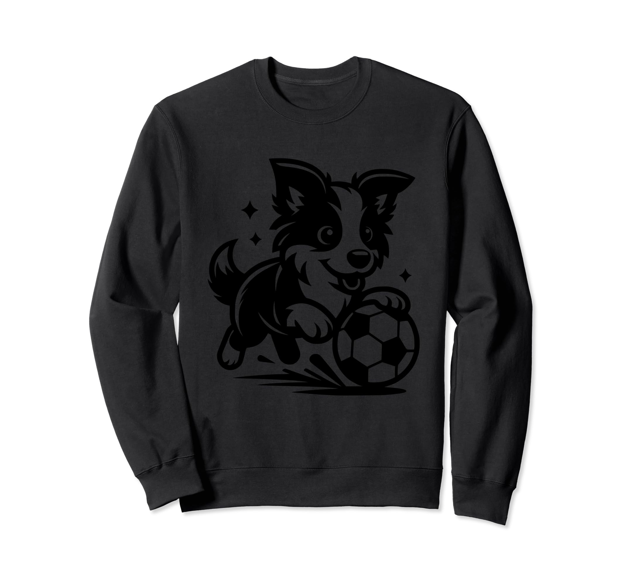 Border Collie Dog Soccer Champion Sweatshirt - Custom Art Print Men Women - T-Shirt, Sweatshirt, Hoodie