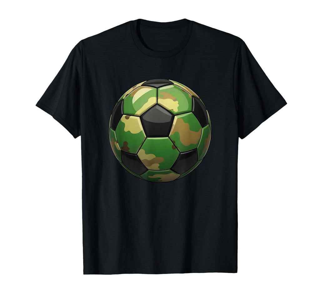 Soccer Ball Camouflage Soccer Player T-Shirt - Unique Graphic for Adults - T-Shirt, Sweatshirt, Hoodie