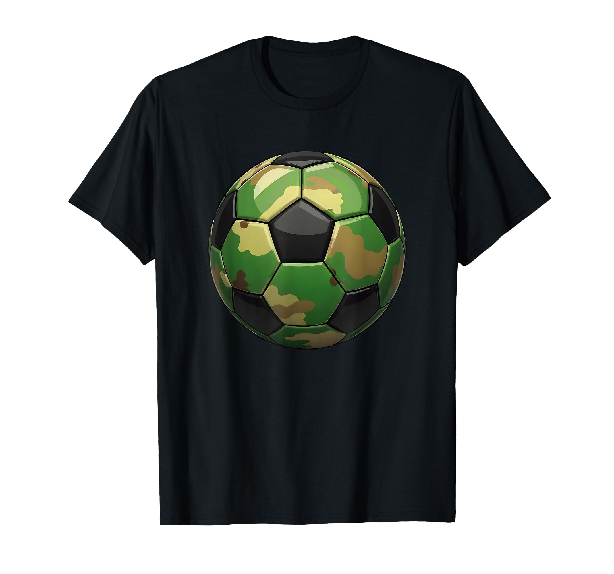 Soccer Ball Camouflage Soccer Player T-Shirt - Unique Graphic for Adults - T-Shirt, Sweatshirt, Hoodie
