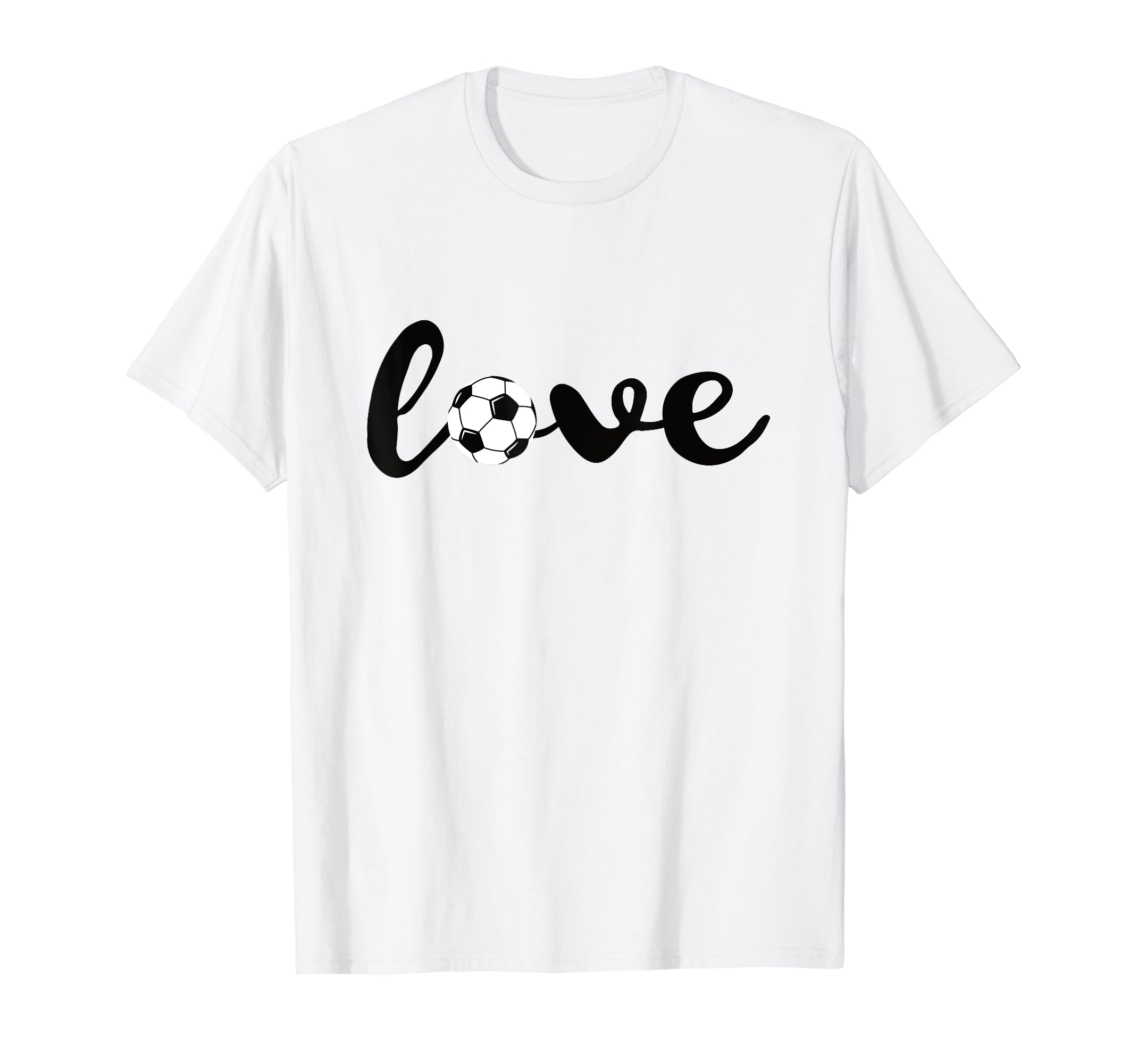 Love Soccer Sports Fans Soccer T-Shirt - Minimalist Print for Adults - T-Shirt, Sweatshirt, Hoodie