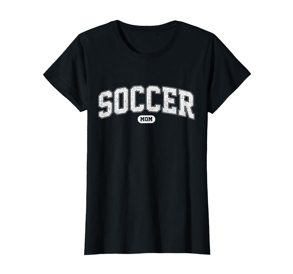 Soccer Mom Funny Athletic Lettering T-Shirt - Fun Novelty Design Unisex - T-Shirt, Sweatshirt, Hoodie