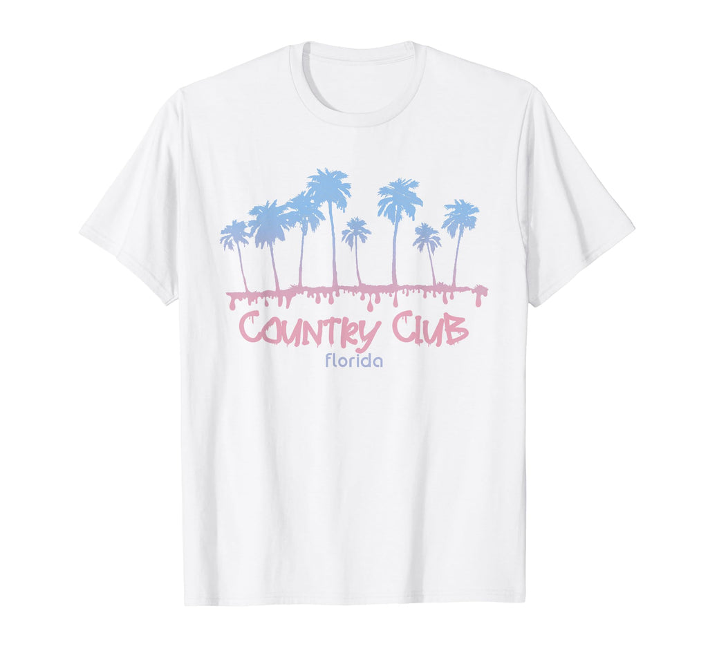 Country Club Florida Beach Surf T-Shirt - Fun Novelty Design for Adults - T-Shirt, Sweatshirt, Hoodie
