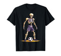 Spooky Skeleton Playing Soccer T-Shirt - Unique Graphic Men Women - T-Shirt, Sweatshirt, Hoodie