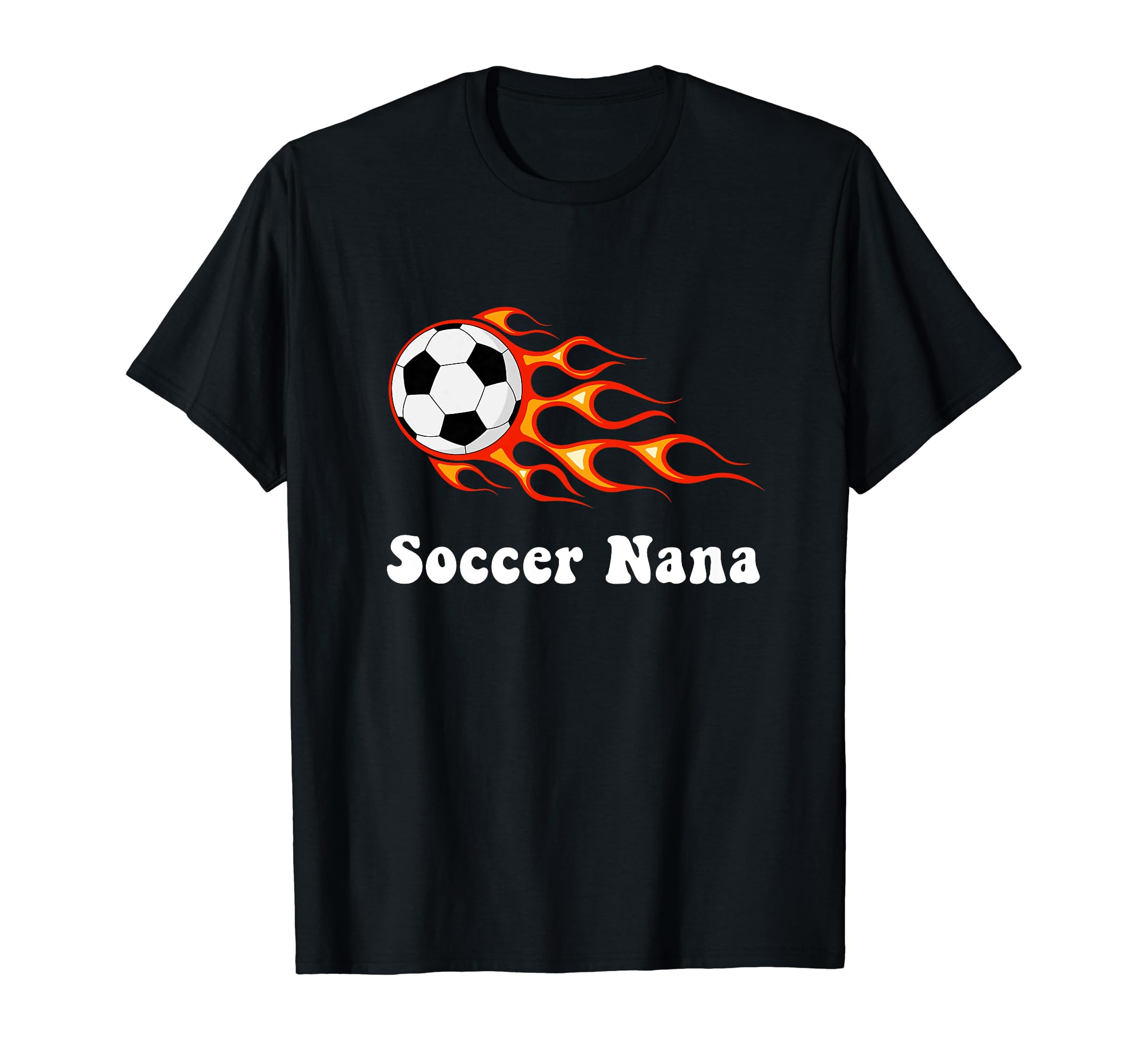 Soccer Nana Grandma Groovy Sports And T-Shirt - Custom Art Print Unisex - T-Shirt, Sweatshirt, Hoodie