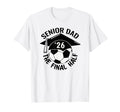 Soccer Senior Dad 2026 Final Half T-Shirt - Minimalist Print for Adults - T-Shirt, Sweatshirt, Hoodie