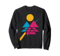 80S Synthwave Sweatshirt - Minimalist Print Unisex - T-Shirt, Sweatshirt, Hoodie
