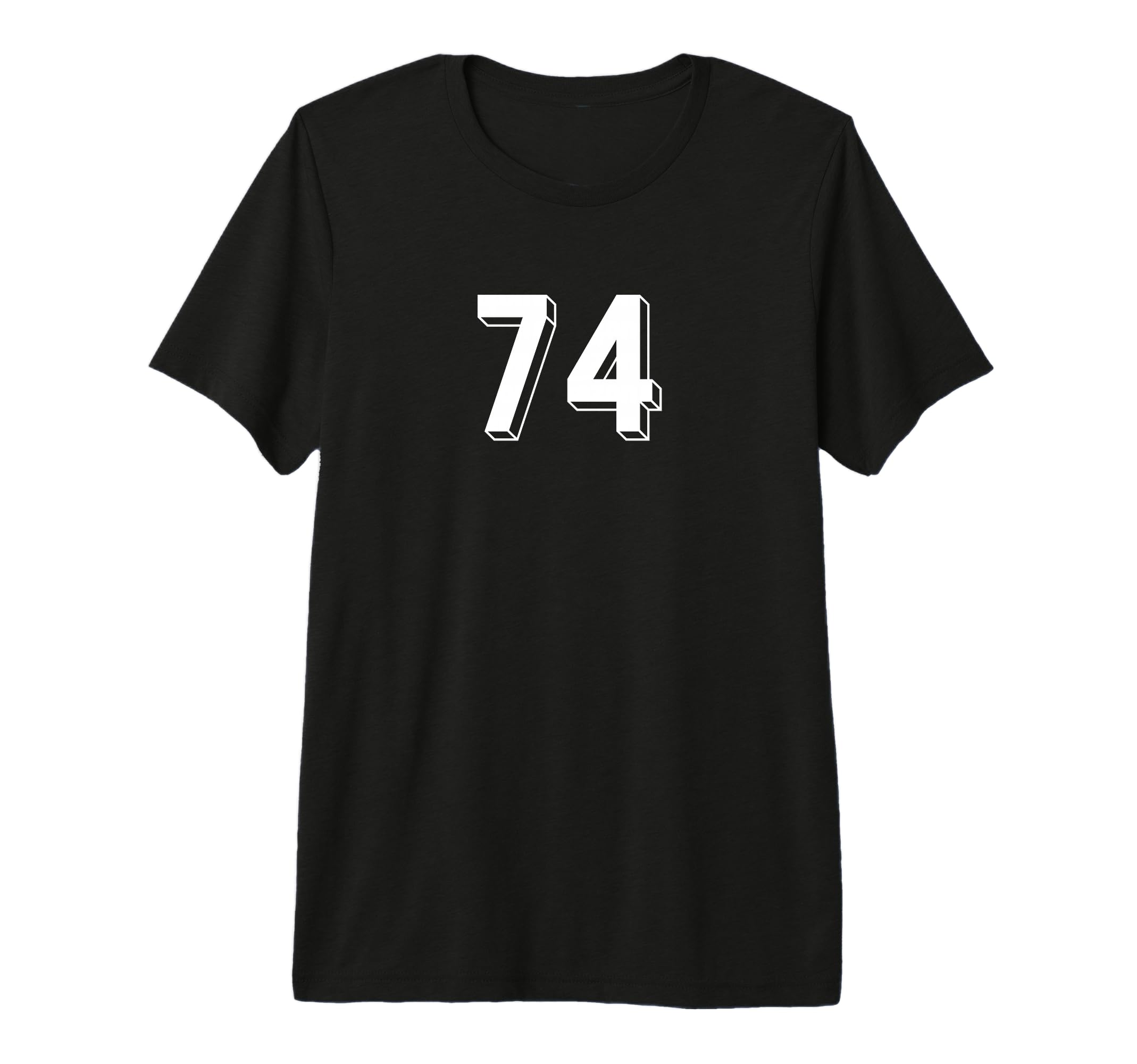 Number 74 80S 90S Soccer Team Jersey T-Shirt - Novelty Apparel Unisex - T-Shirt, Sweatshirt, Hoodie